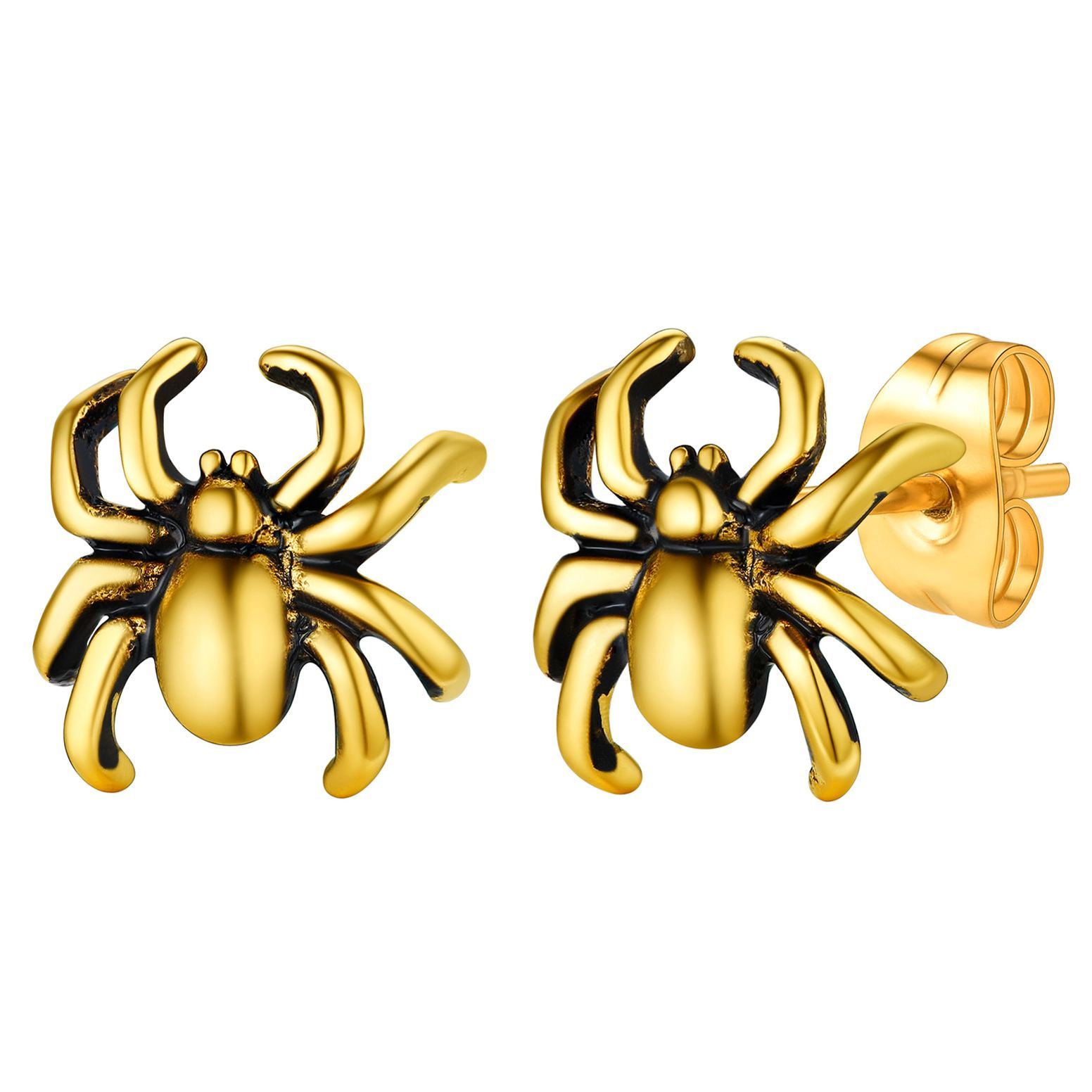 Spider Stud Earrings Gift for Halloween Party