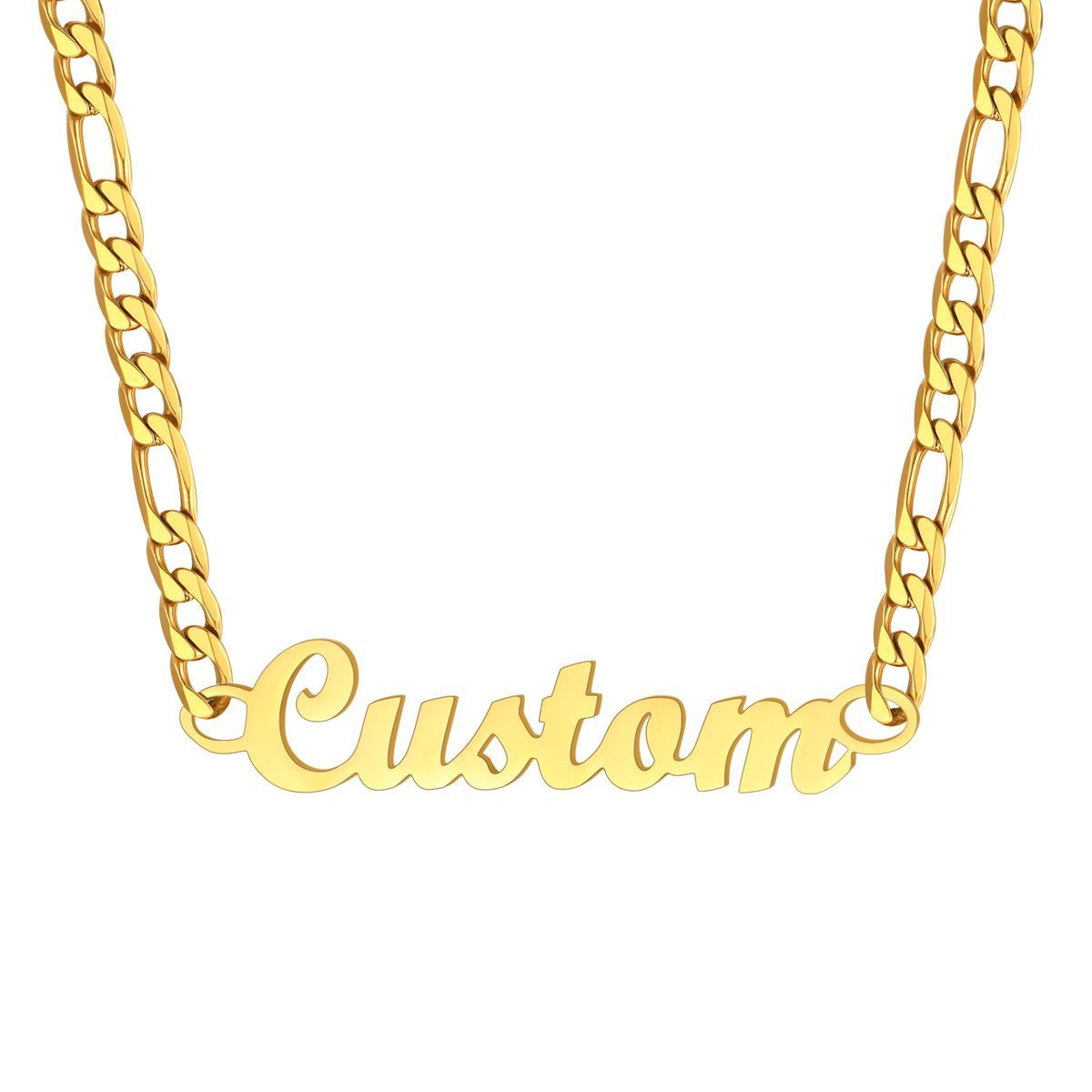Custom Name Necklace for Women gold