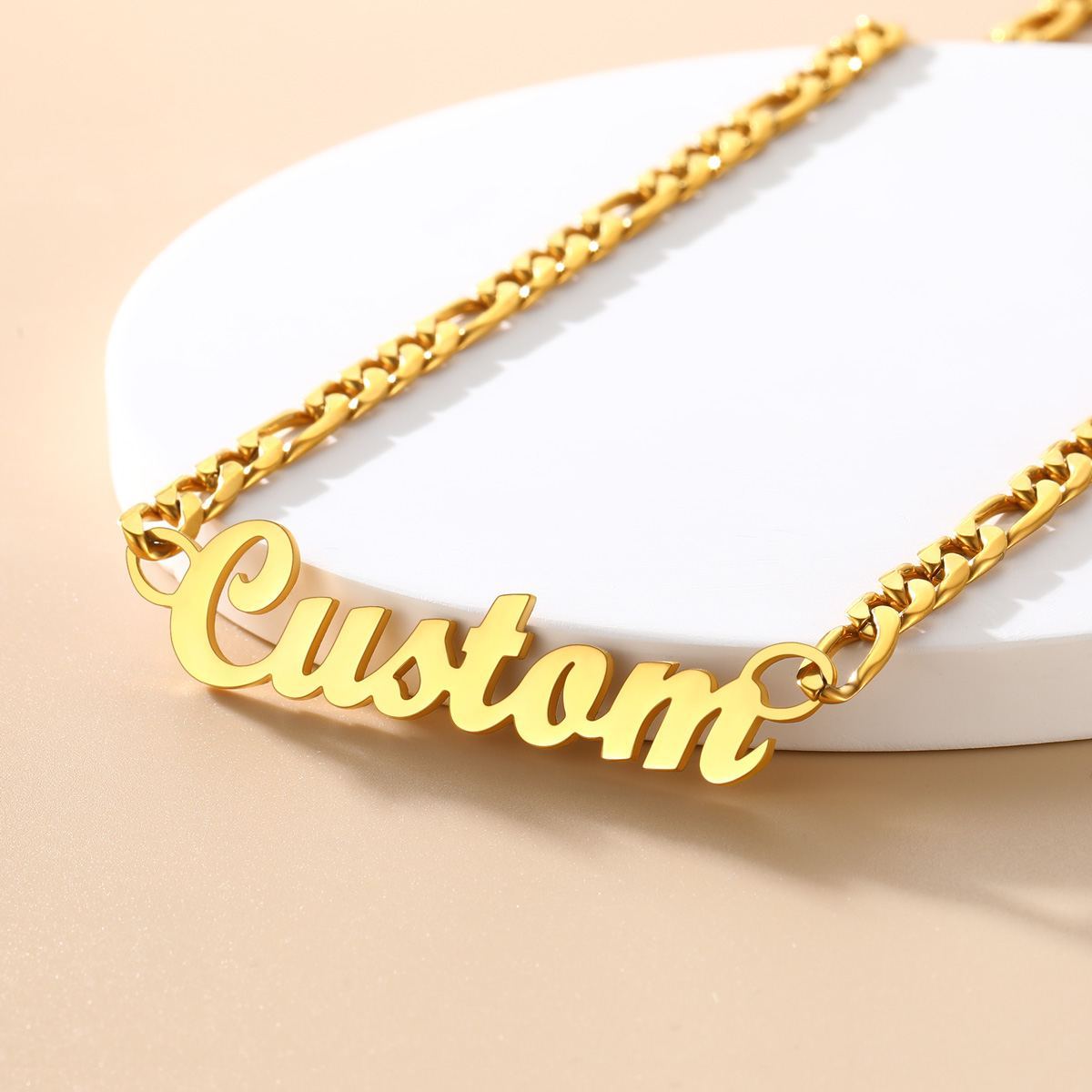 Custom Name Necklace solide stainless