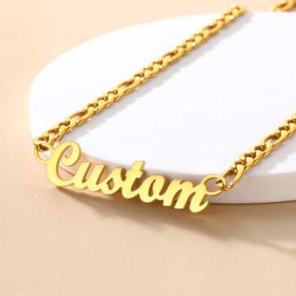 Custom Name Necklace solide stainless