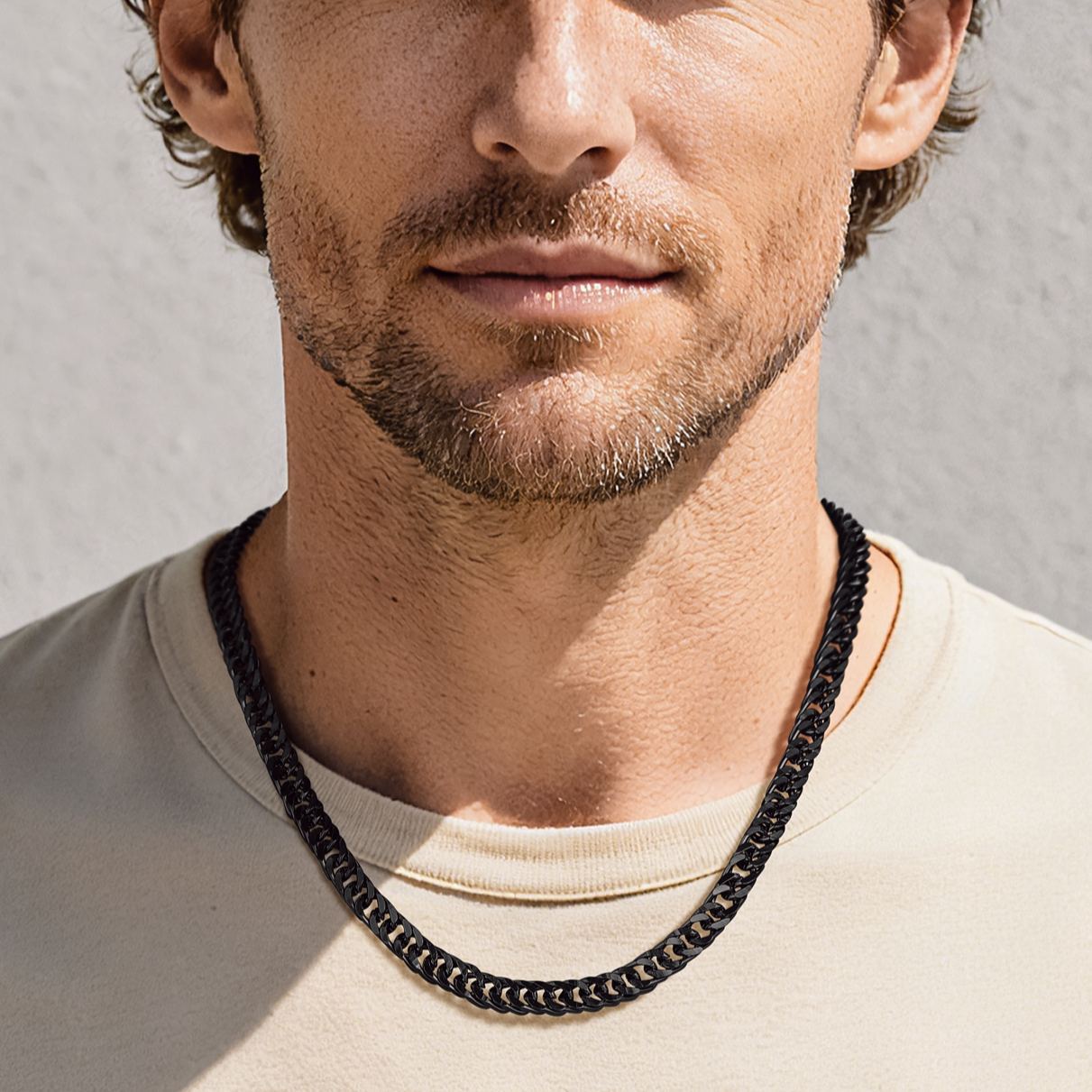 Miami Curb Link Chain 5MM Stainless Steel for men