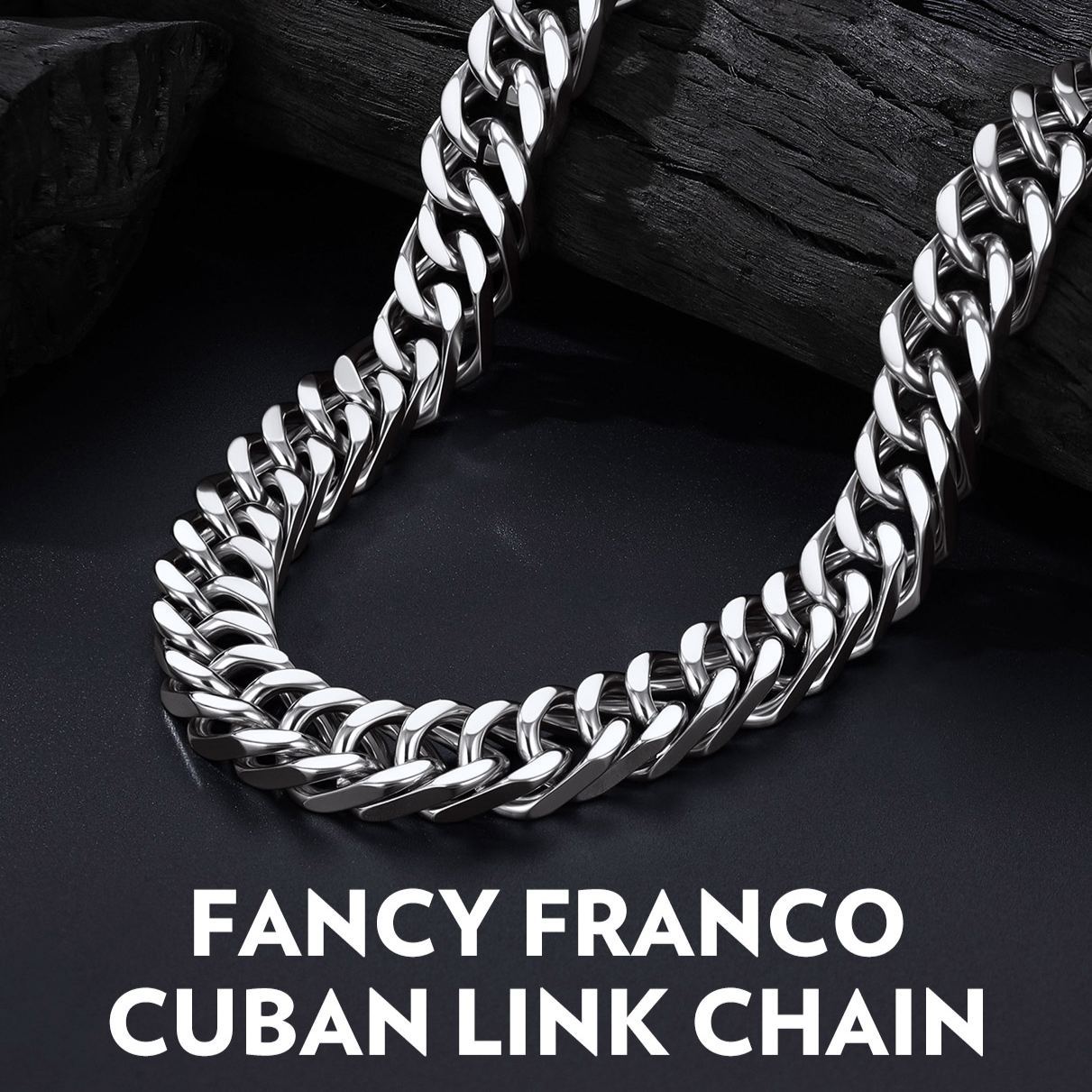 Miami Curb Link Chain Stainless Steel