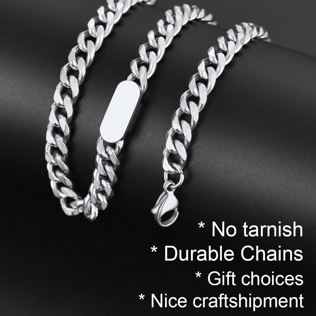 Custom Cuban durable Chain Choker Necklace 