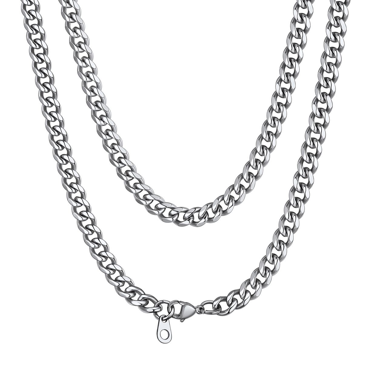 Miami Cuban Link Chain Necklace for Men 6mm