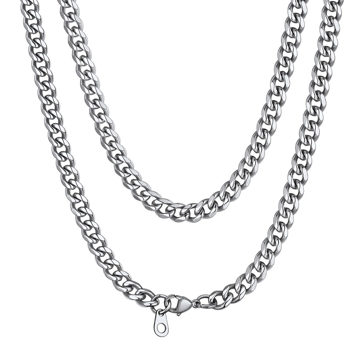 Miami Cuban Link Chain Necklace for Men 6mm