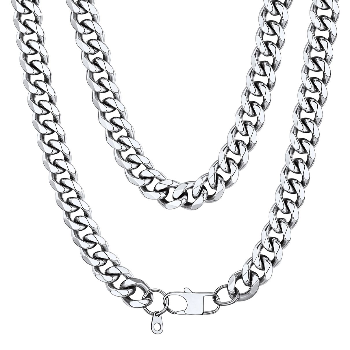 Miami Cuban Link Chain Necklace for Men 12 mm