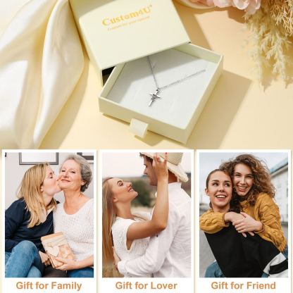 Custom Stainless Steel Cross Name Necklace