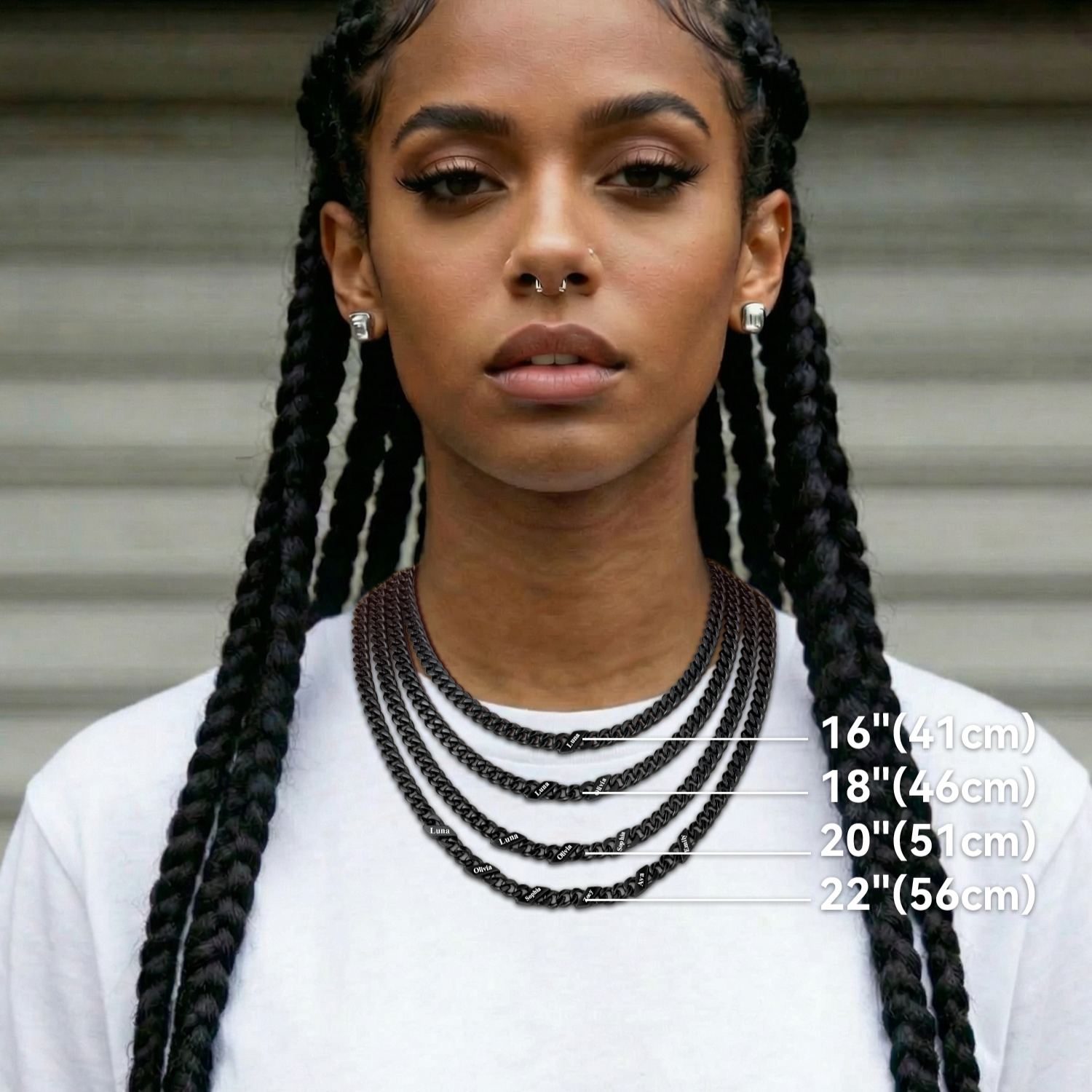 Custom Names Cuban Chain Necklace 5/7/9MM