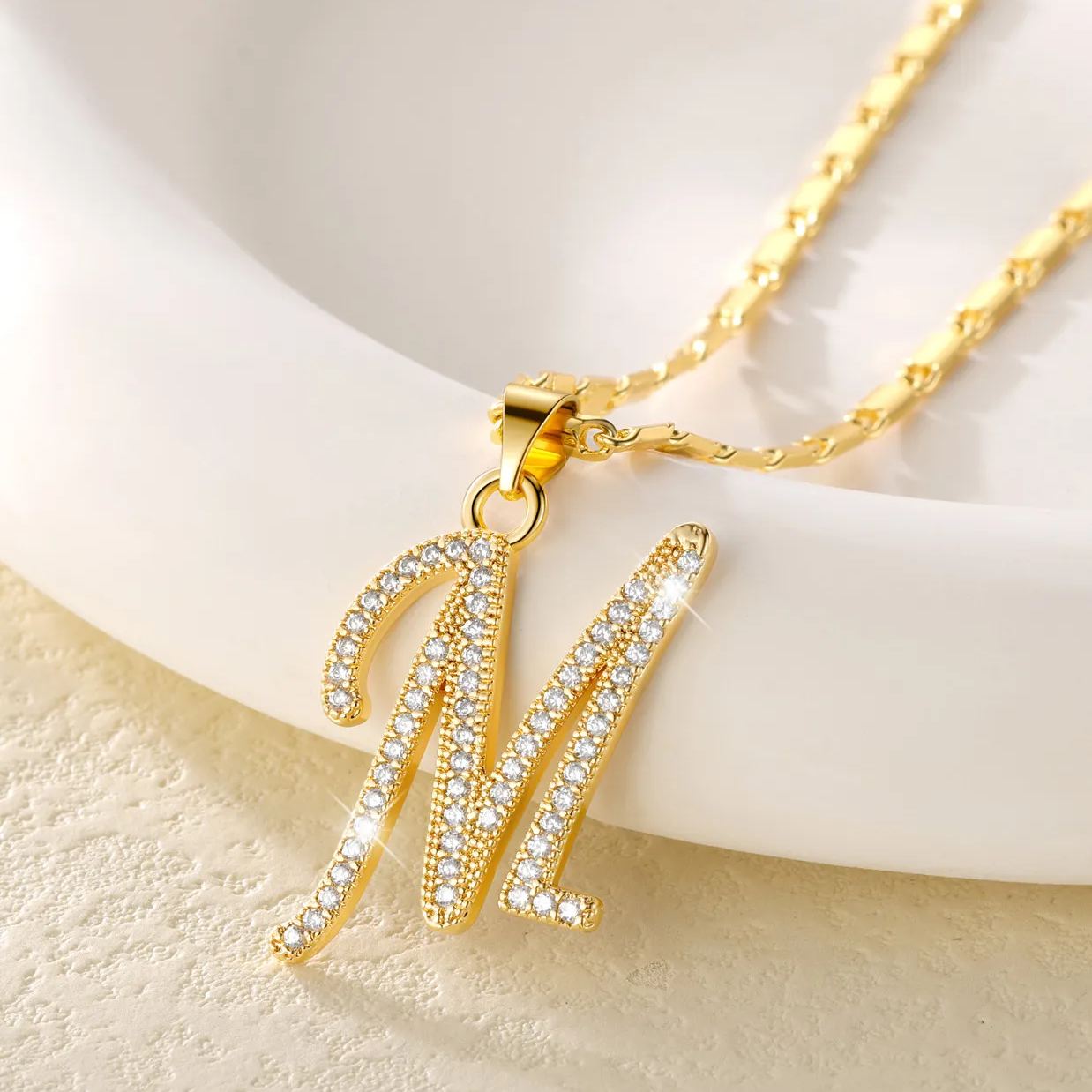 Delicate Initial Necklace for Women