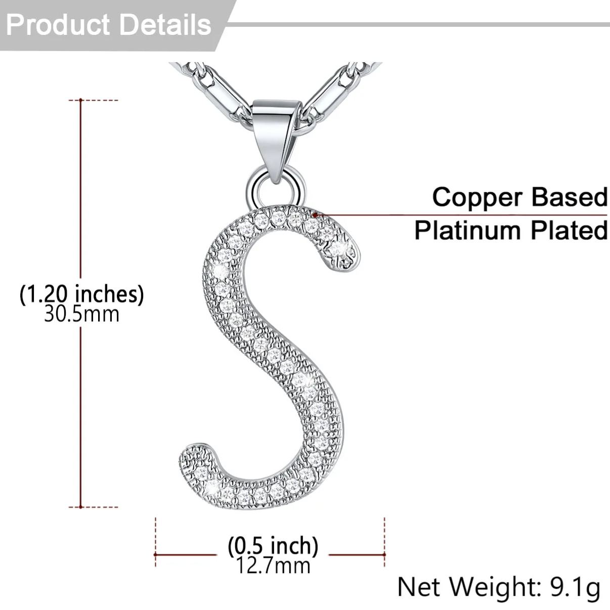 Delicate Initial Necklace for Women