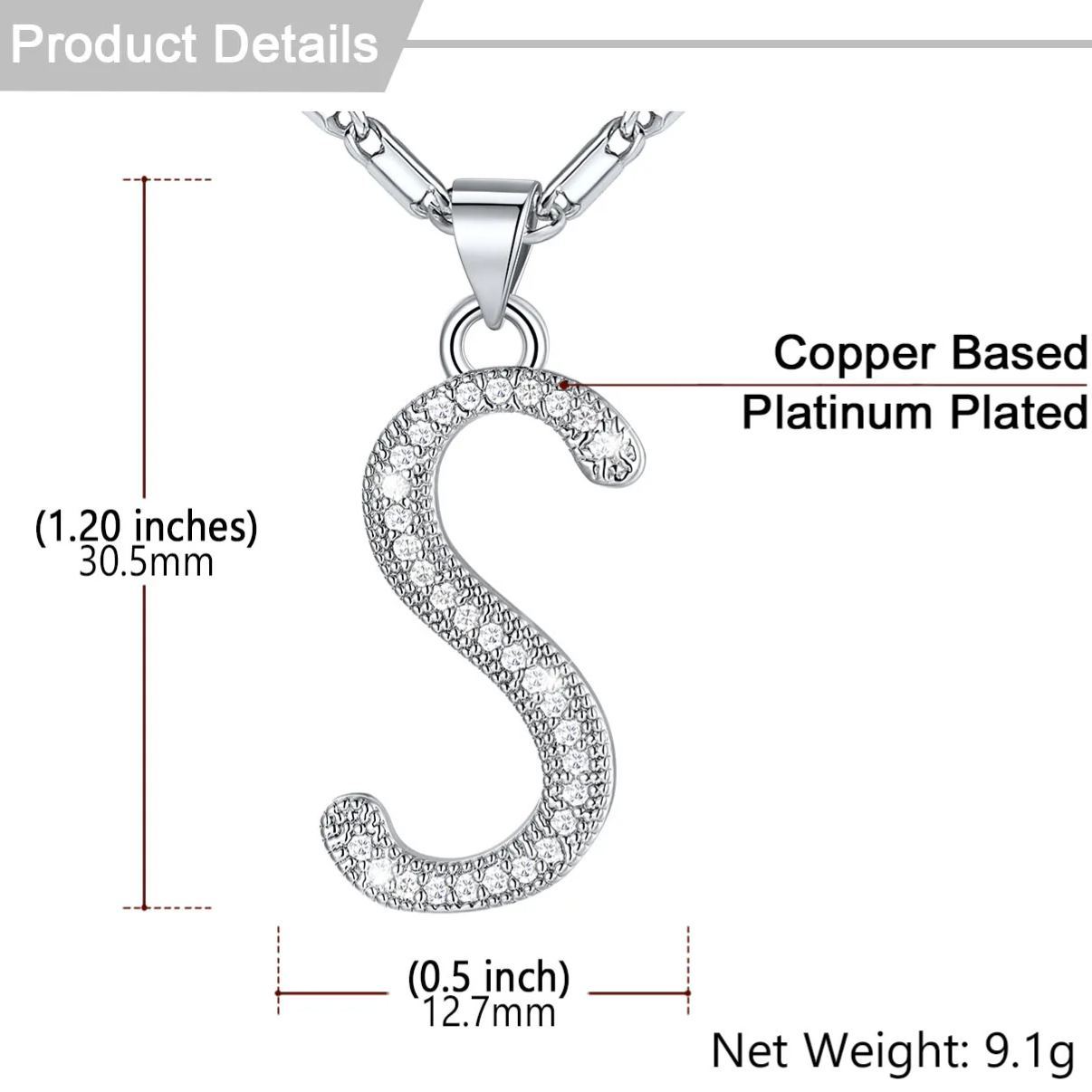 Delicate Initial Necklace for Women