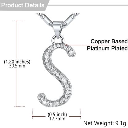 Delicate Initial Necklace for Women