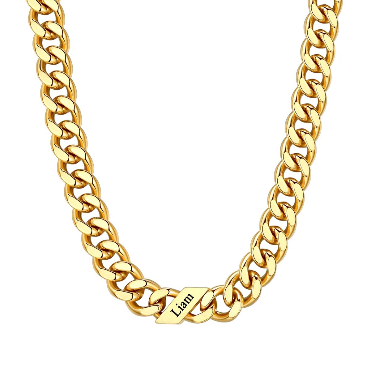Custom Names Cuban Chain Necklace 7/9/12MM