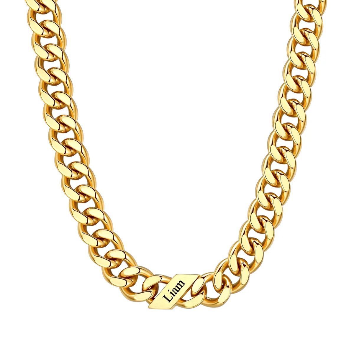 Custom Names Cuban Chain Necklace 7/9/12MM