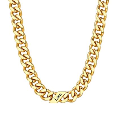 Custom Names Cuban Chain Necklace 7/9/12MM