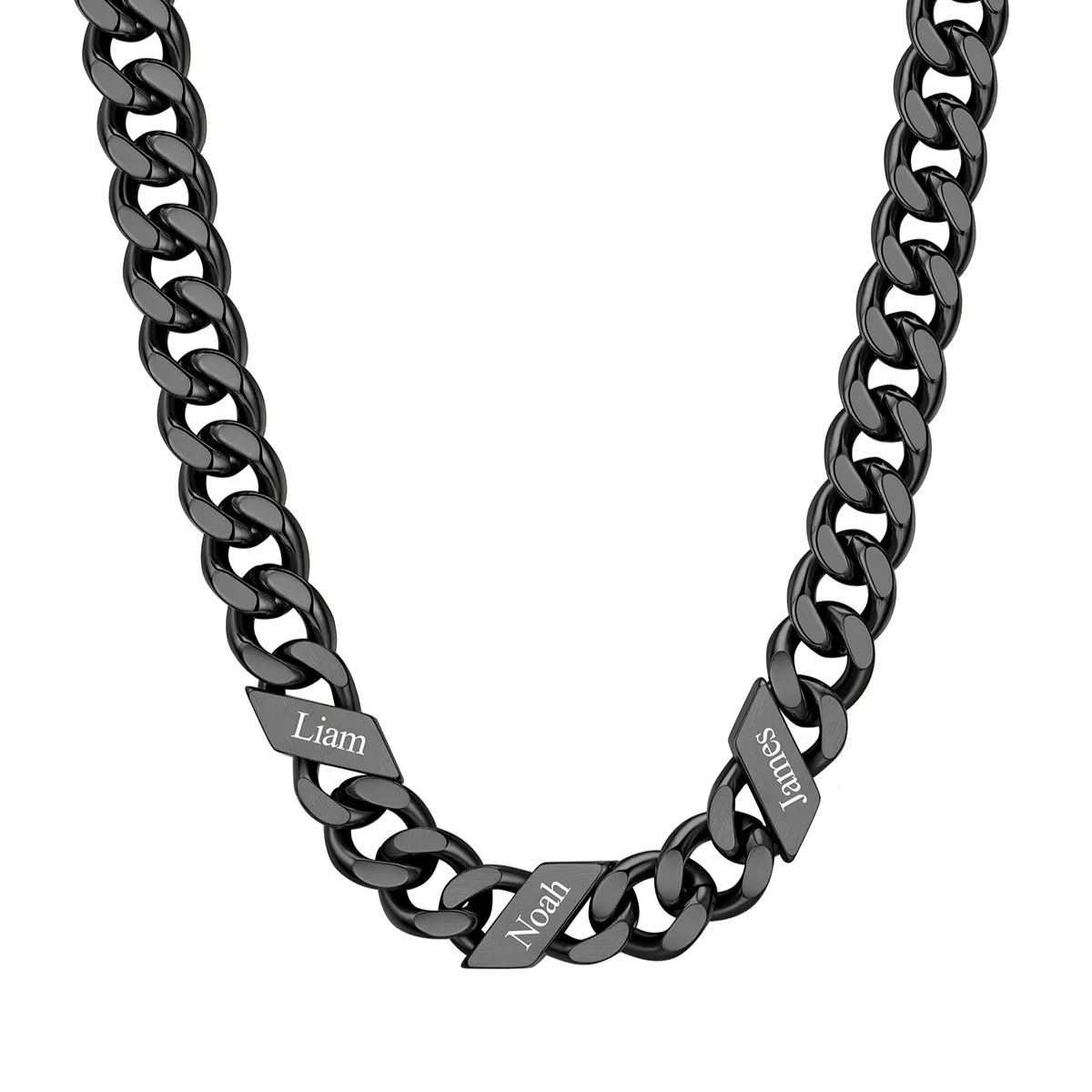 Custom Names Cuban Chain Necklace 7/9/12MM
