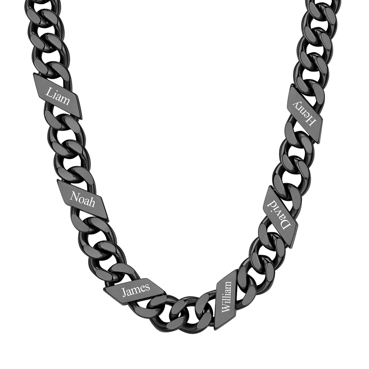 Custom Names Cuban Chain Necklace 7/9/12MM