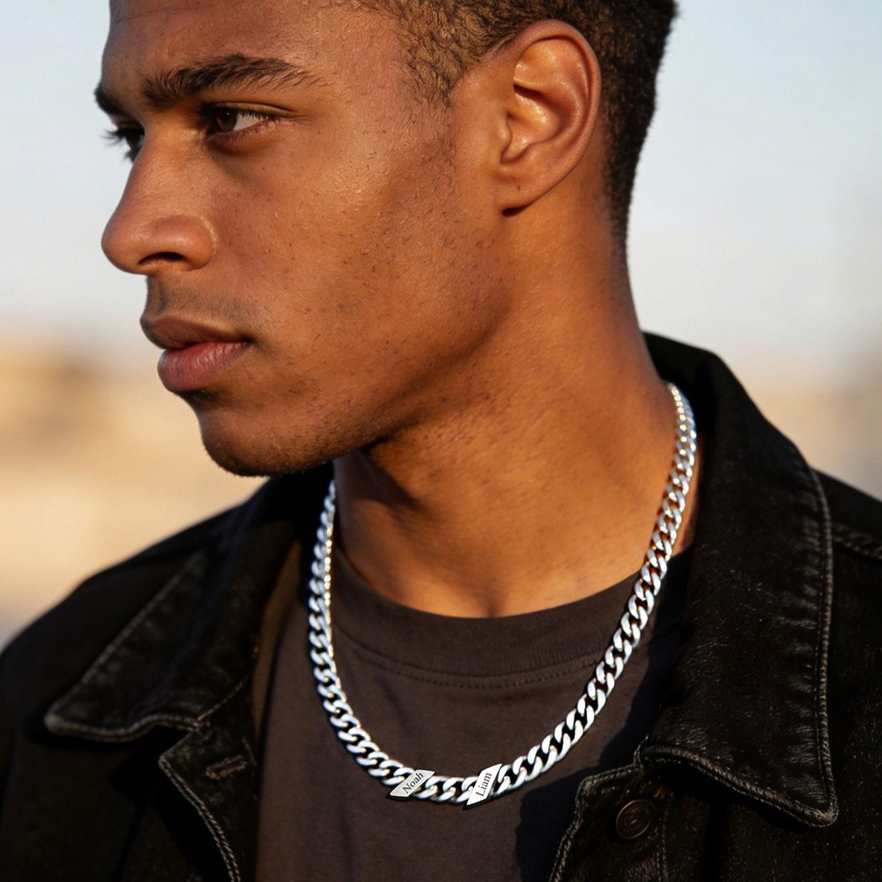 Custom Names Cuban Chain Necklace 7/9/12MM for men