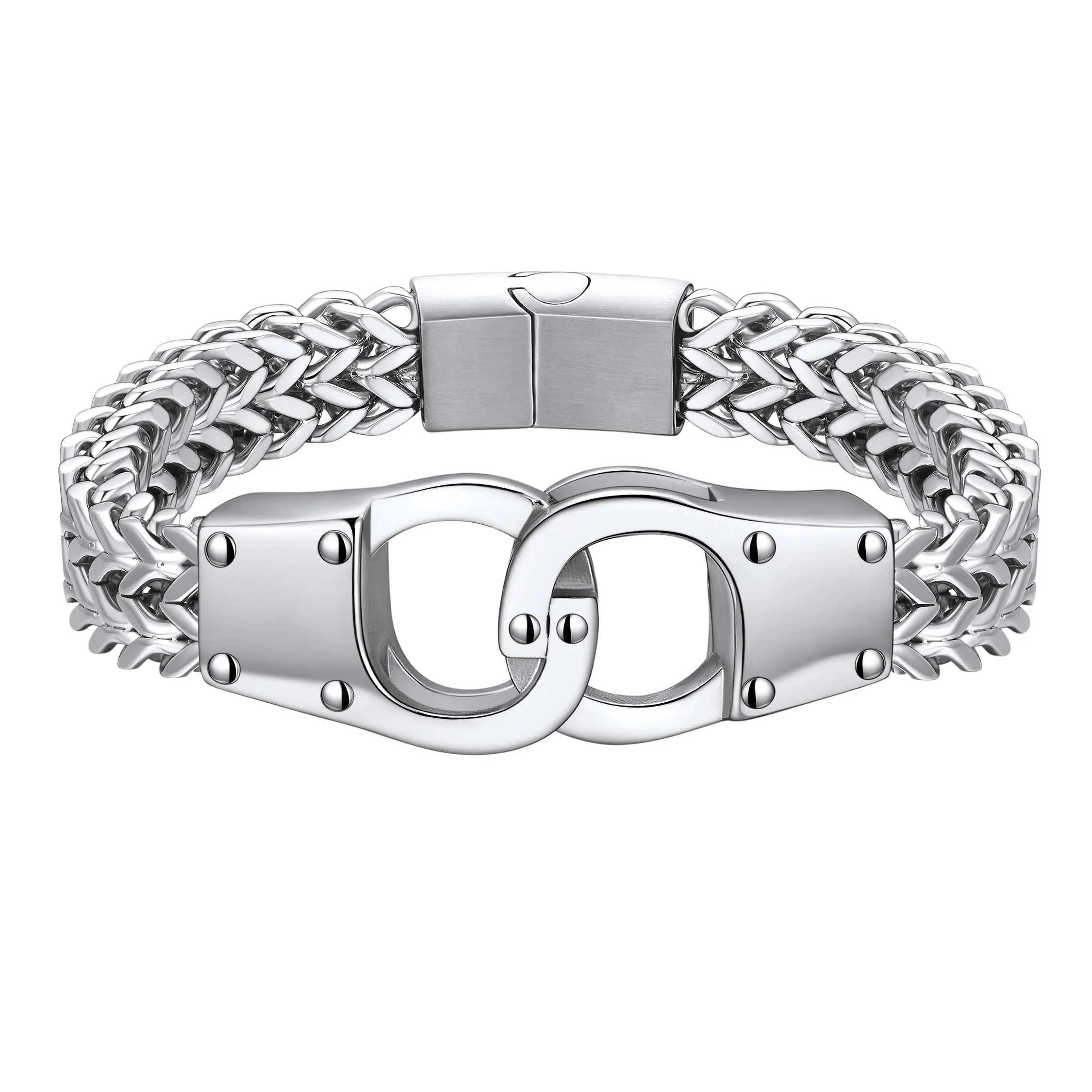 Custom Couple Handcuff Bracelet