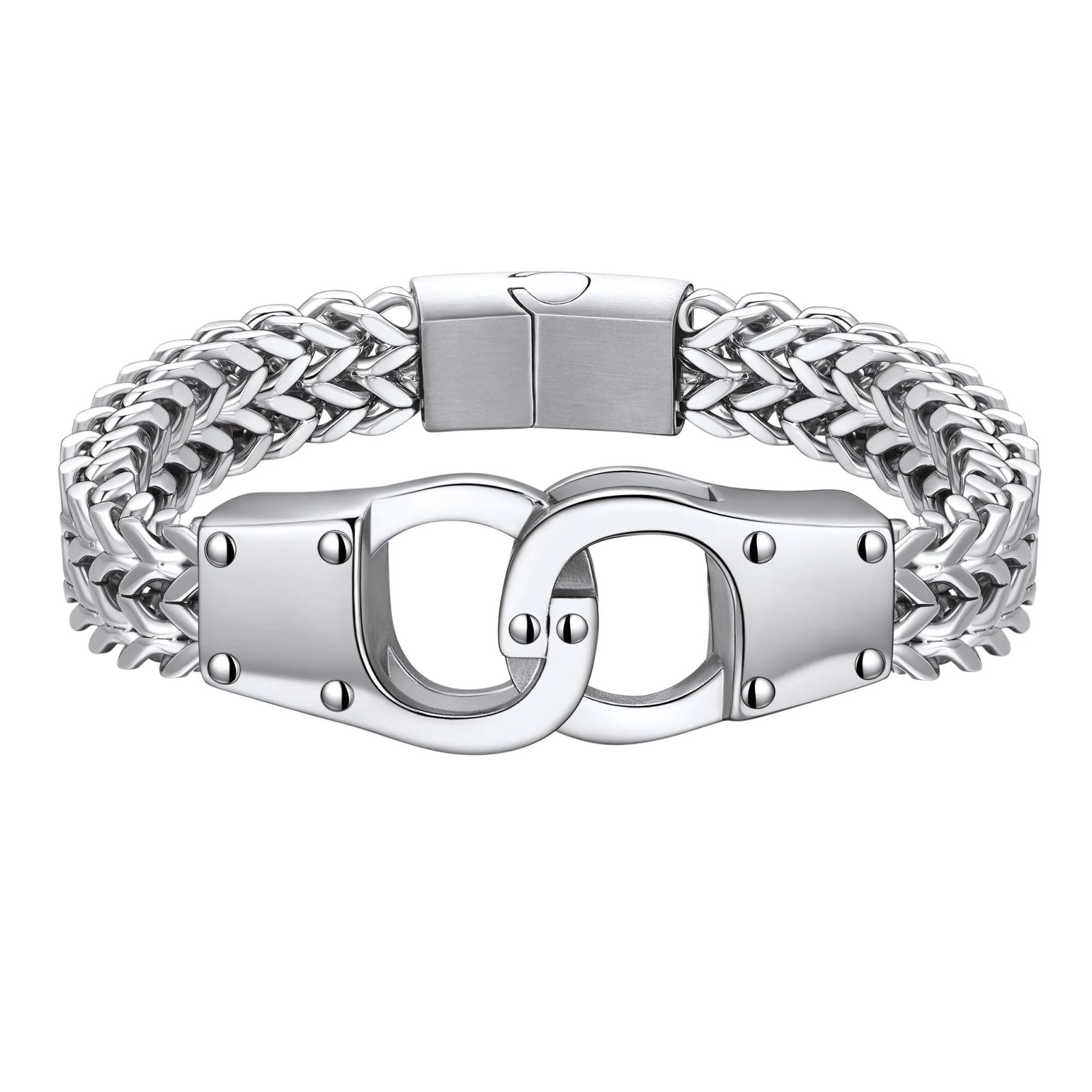 Custom Couple Handcuff Bracelet