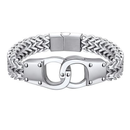 Custom Couple Handcuff Bracelet