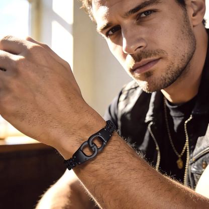 Custom Couple Handcuff Bracelet