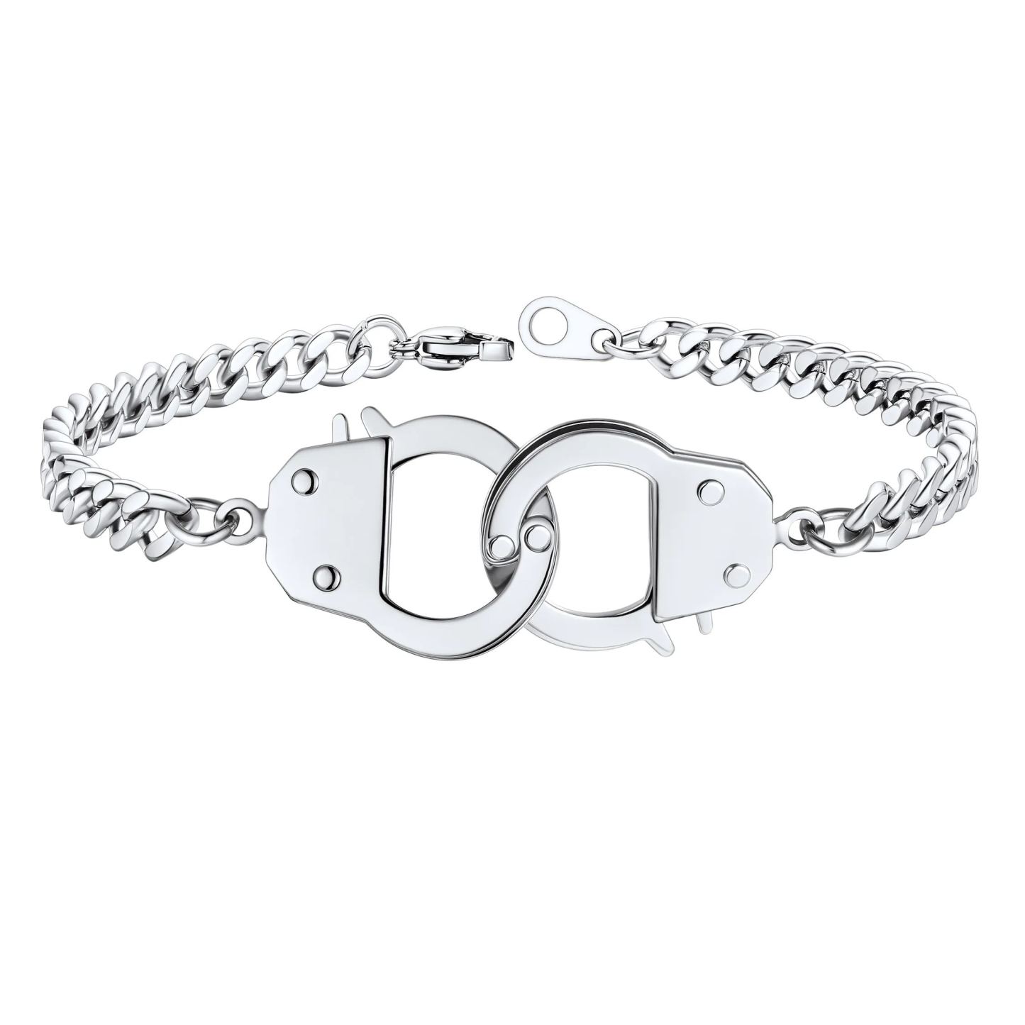 Custom Couple Handcuff Bracelet