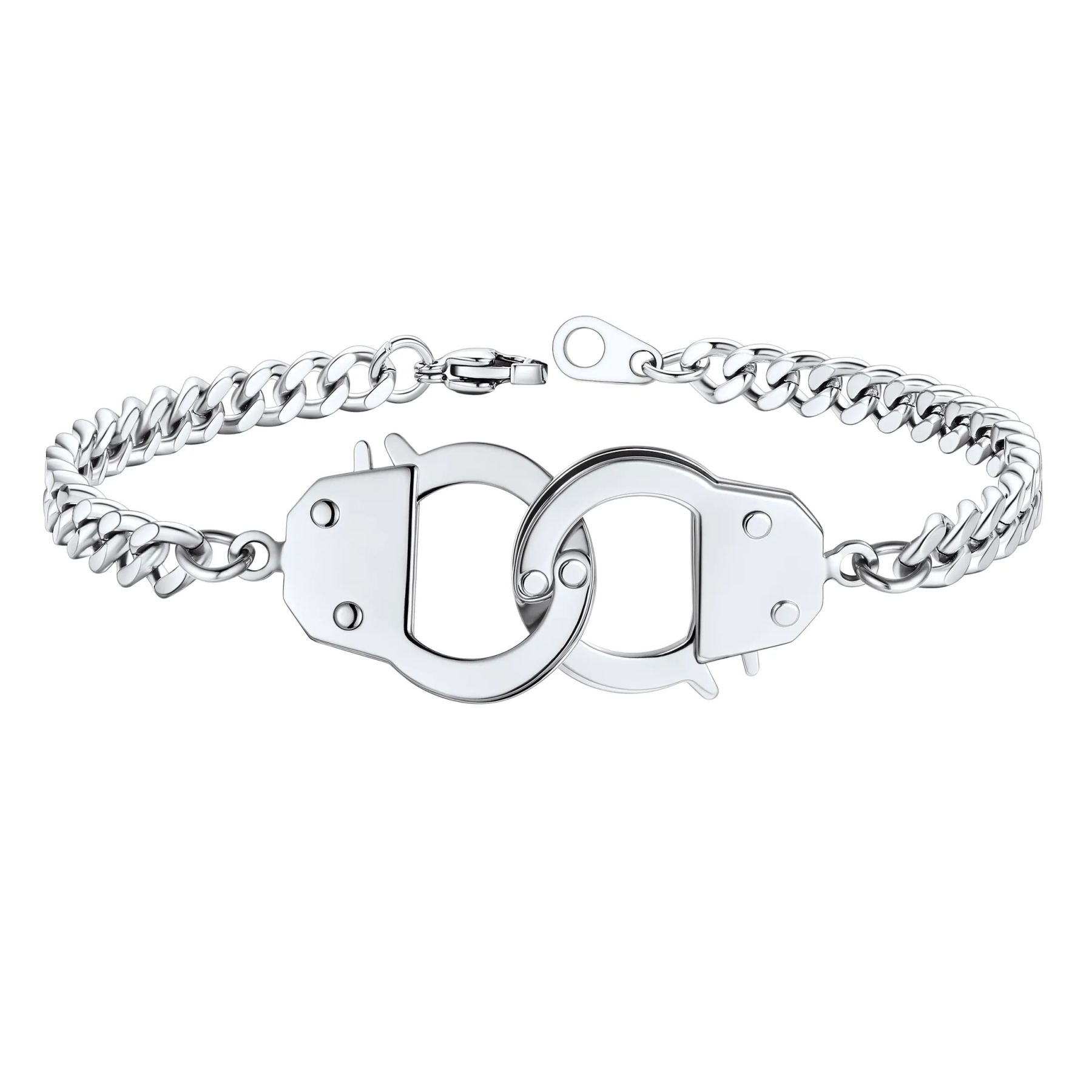 Custom Couple Handcuff Bracelet