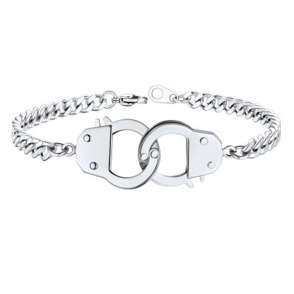 Custom Couple Handcuff Bracelet