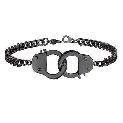Custom Handcuff Bracelet for women black