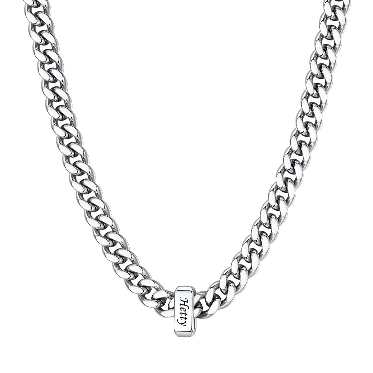 Personalized Name Cuban Link Necklace 7mm