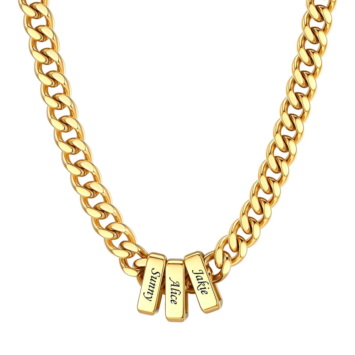9mm Personalized Name Cuban Link Necklace