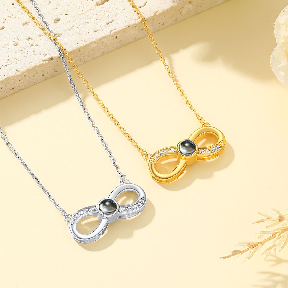 Personalized Photo Projection Necklace