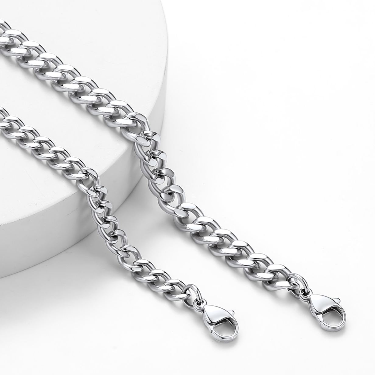 Custom 1-6 Name Cuban Link Chain Necklace for Men