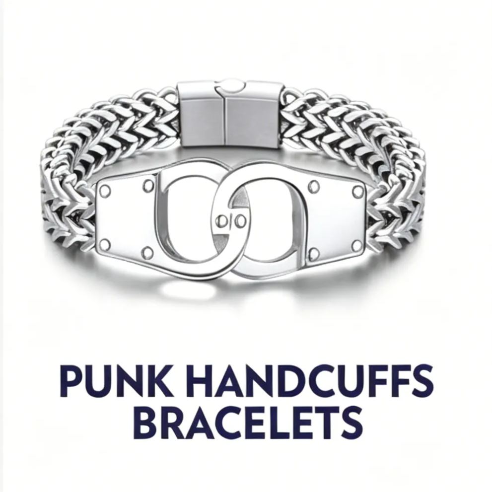 Custom Couple Handcuff Bracelet