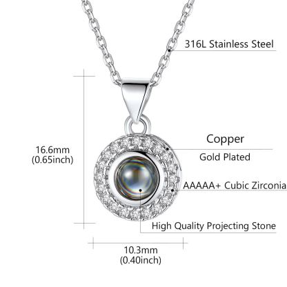 Personalized Projection Necklace for Women