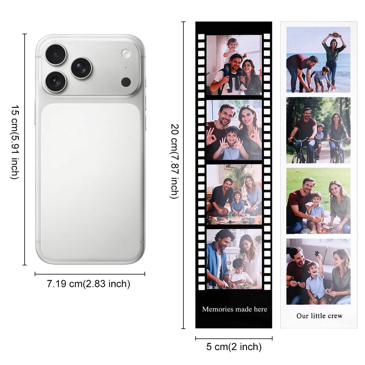 Custom Photo Strip Fridge Magnet