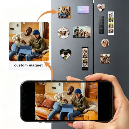 Custom Photo Square Fridge Magnet home decoration
