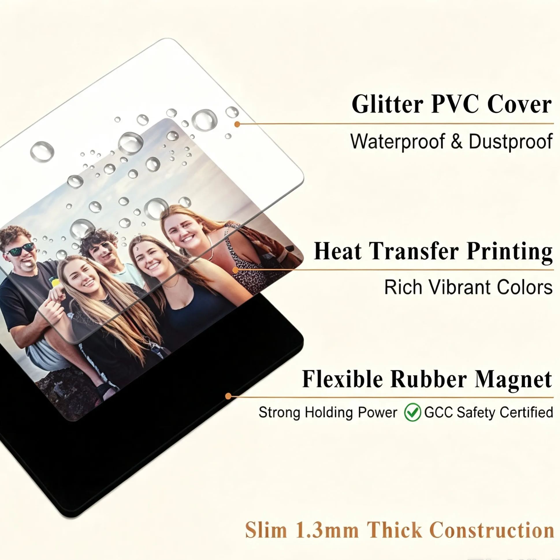 Custom Photo Rectangle Fridge Magnet