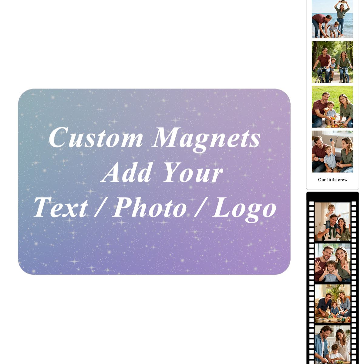 Custom Photo Rectangle Fridge Magnet