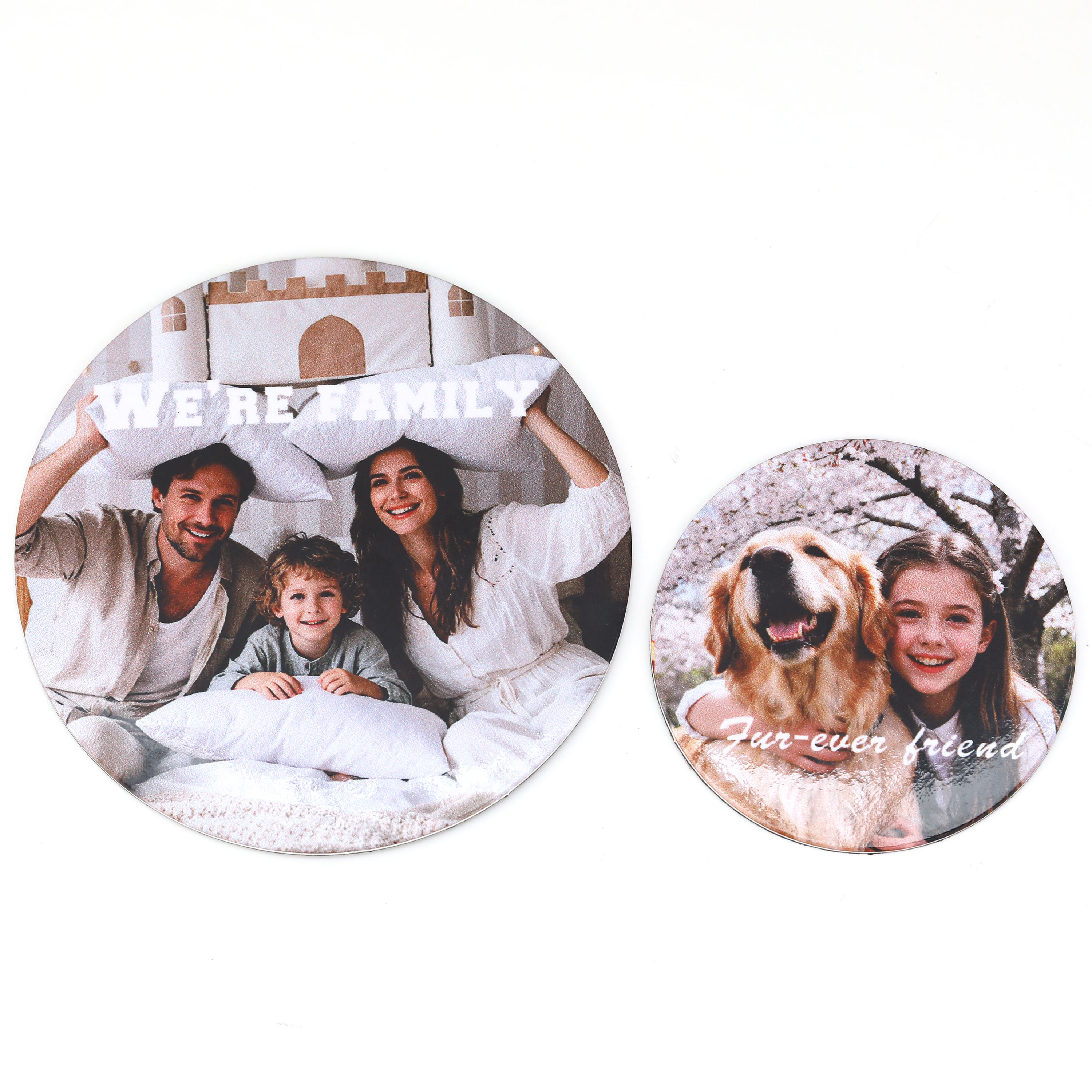 Custom Photo Round Fridge Magnet