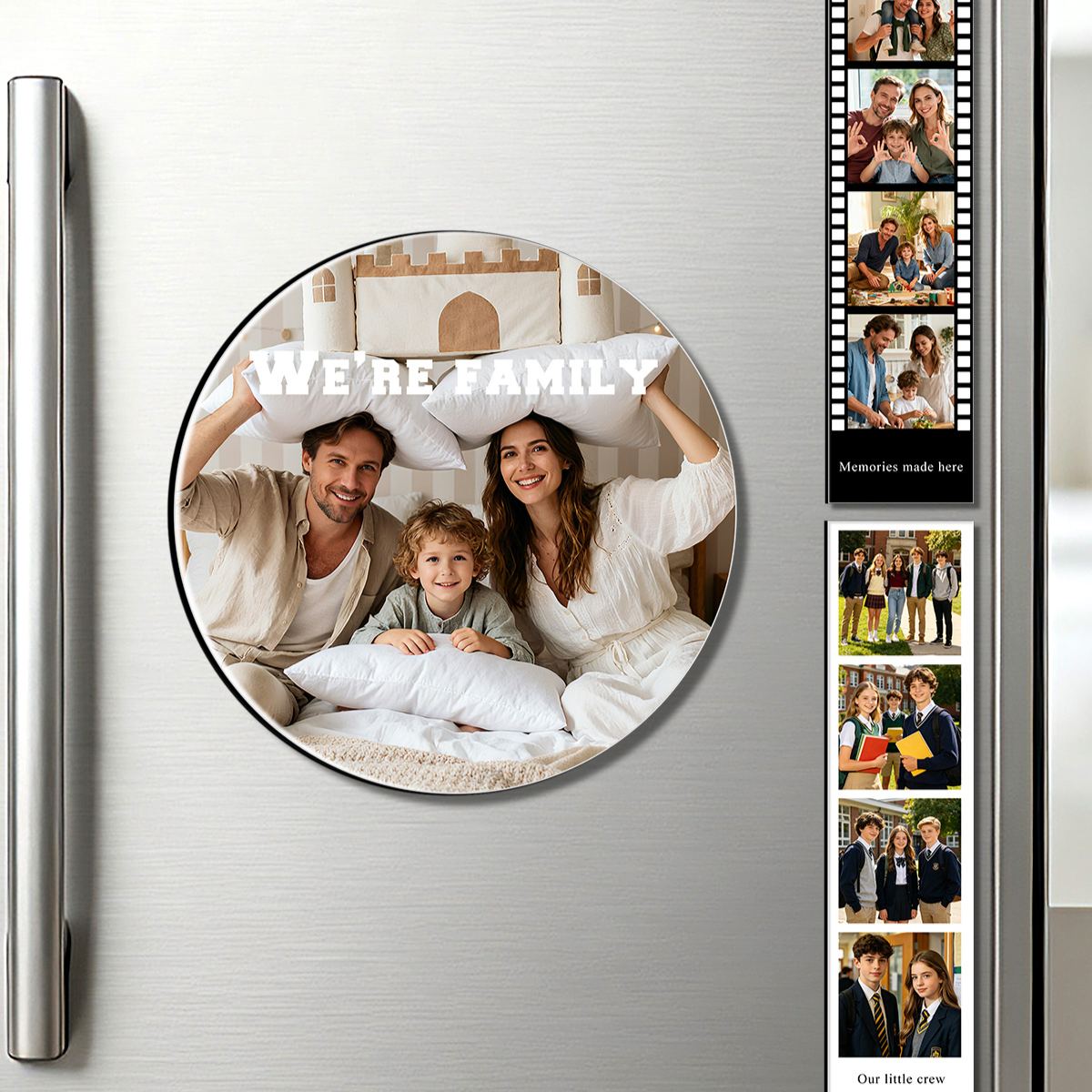 Custom Photo Round Fridge Magnet
