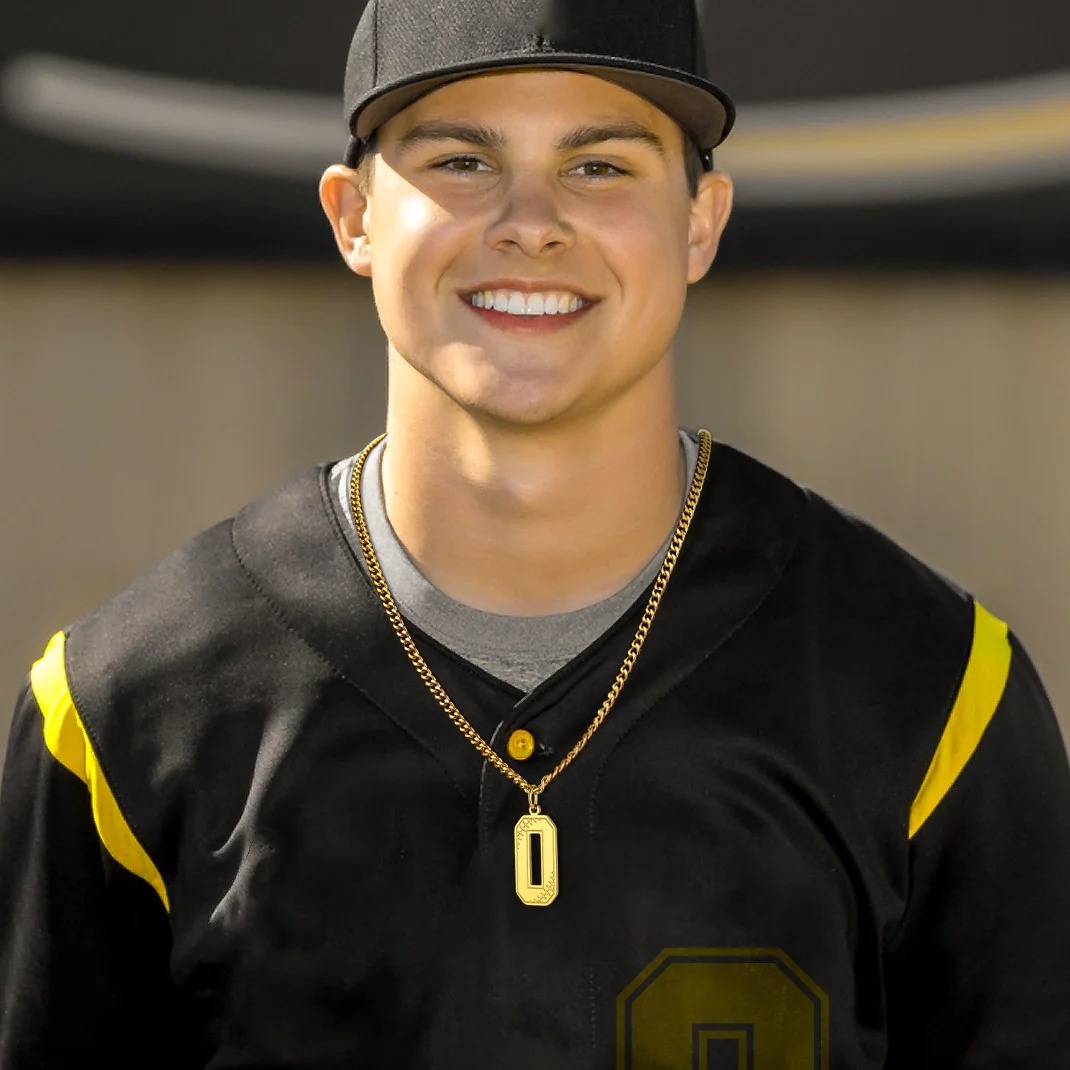 Personalized Baseball Number Necklace for  Sports Men