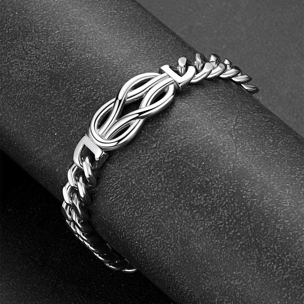 Infinity Cuban Link Bracelets | Father's Day Gift