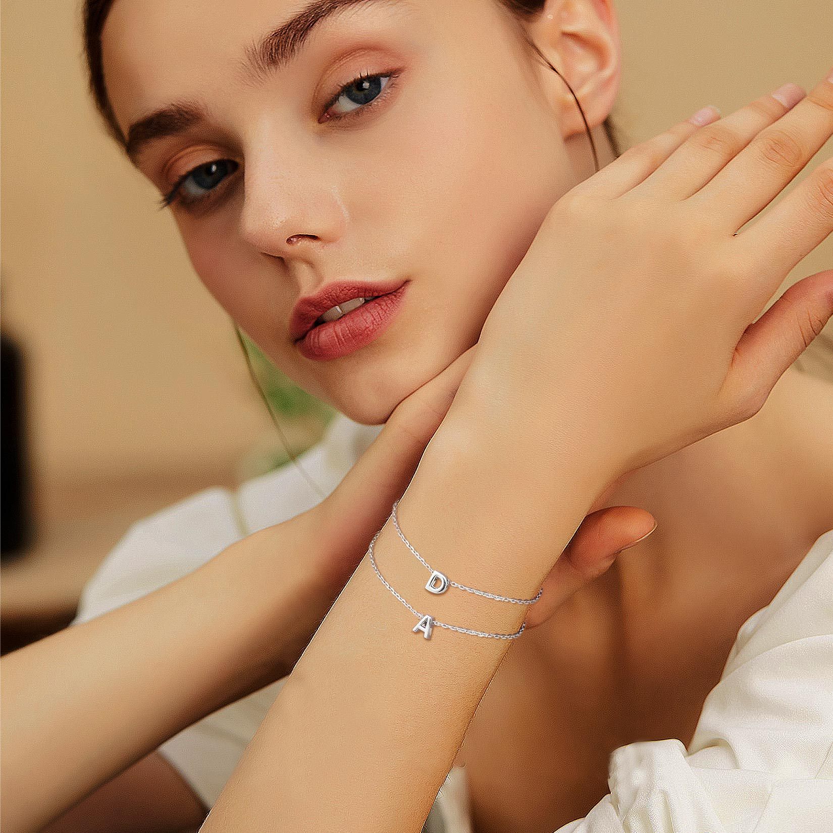 Initial Bracelet For Women