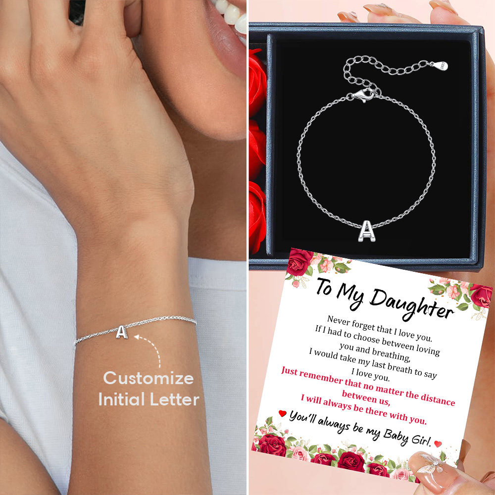  Initial Bracelet gift