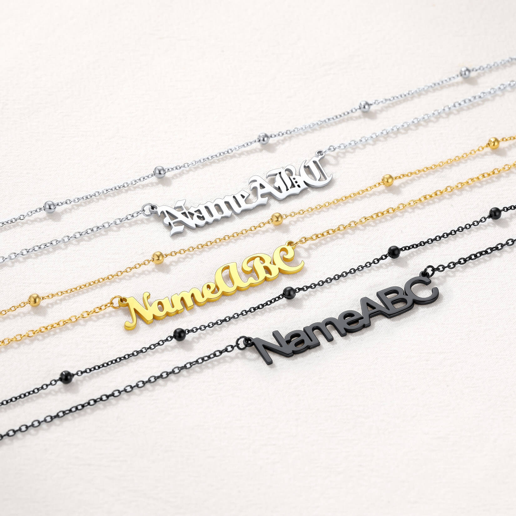name necklace all color