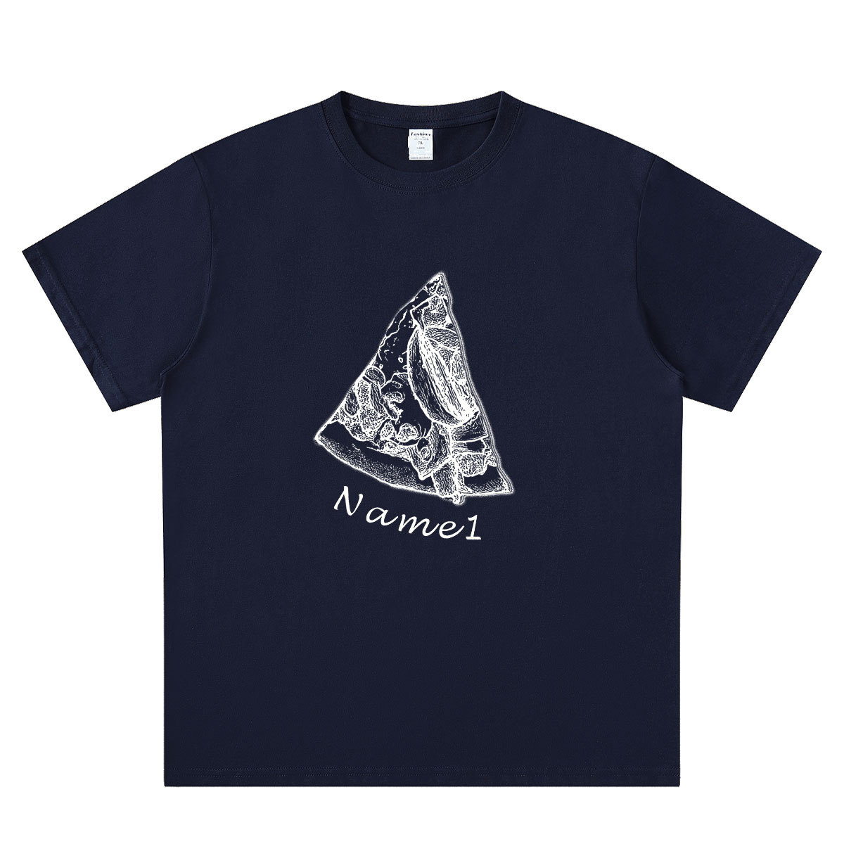 Personalized Pizza Family Name T-Shirt - Custom Kids & Family Gift