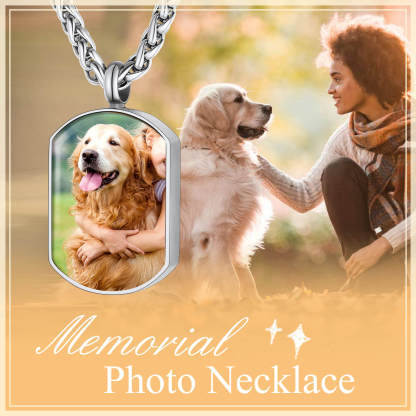 memorial Photo Cremation Urn Necklace