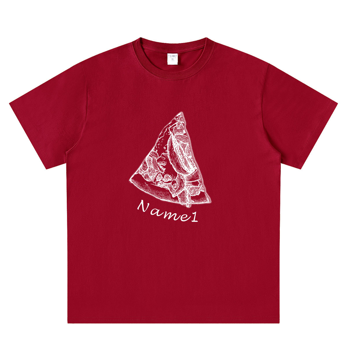 Personalized Pizza Family Name T-Shirt - Custom Kids & Family Gift